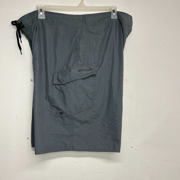 Quicksilver Men's 44 DryFlight Board Shorts Swim Gray Recycled Polyester Cargo - Picture 1 of 5